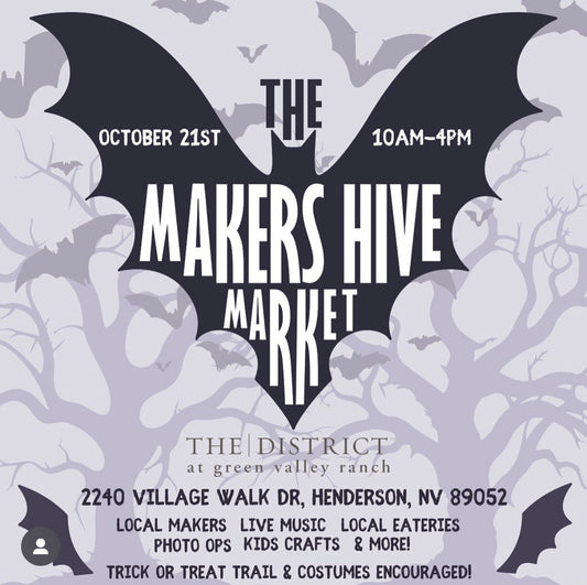 Join Us at The Makers Hive Market: Halloween Edition 🖤