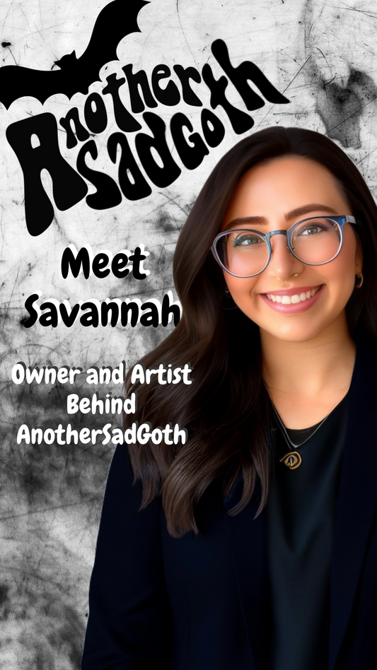 🌙 Meet the Creative Soul Behind AnotherSadGoth: Savannah Chavez 🖤