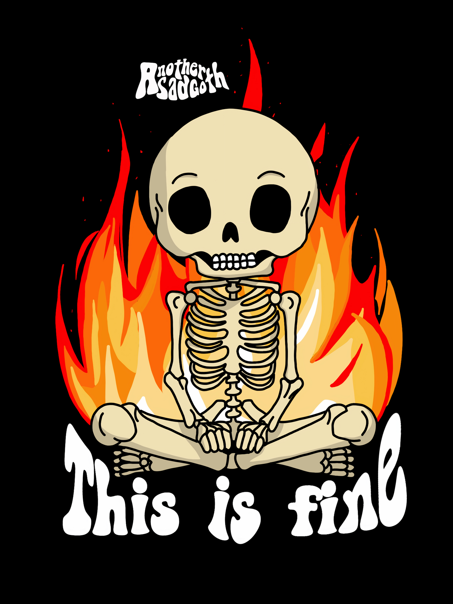 This is fine Short Sleeve T-Shirt