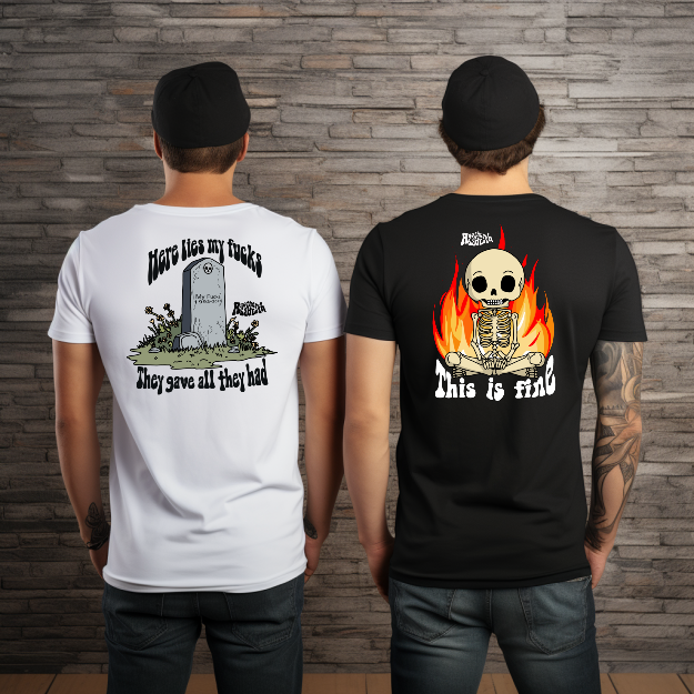 This is fine Short Sleeve T-Shirt